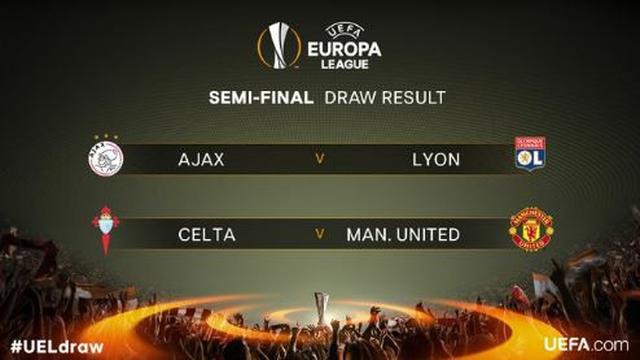 Hasil Drawing Liga Europa Mu Vs Celta Vigo Ajax Lawan Lyon