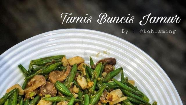 Tumis Buncis Jamur