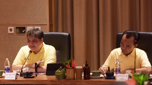 Menteri Koordinator Bidang Perekonomian Airlangga Hartarto memimpin Leaders’ Offsite Meeting (LOM) di Denpasar, Bali, Sabtu (4/2/2023). (Dok Kemenko Perekonomian)
