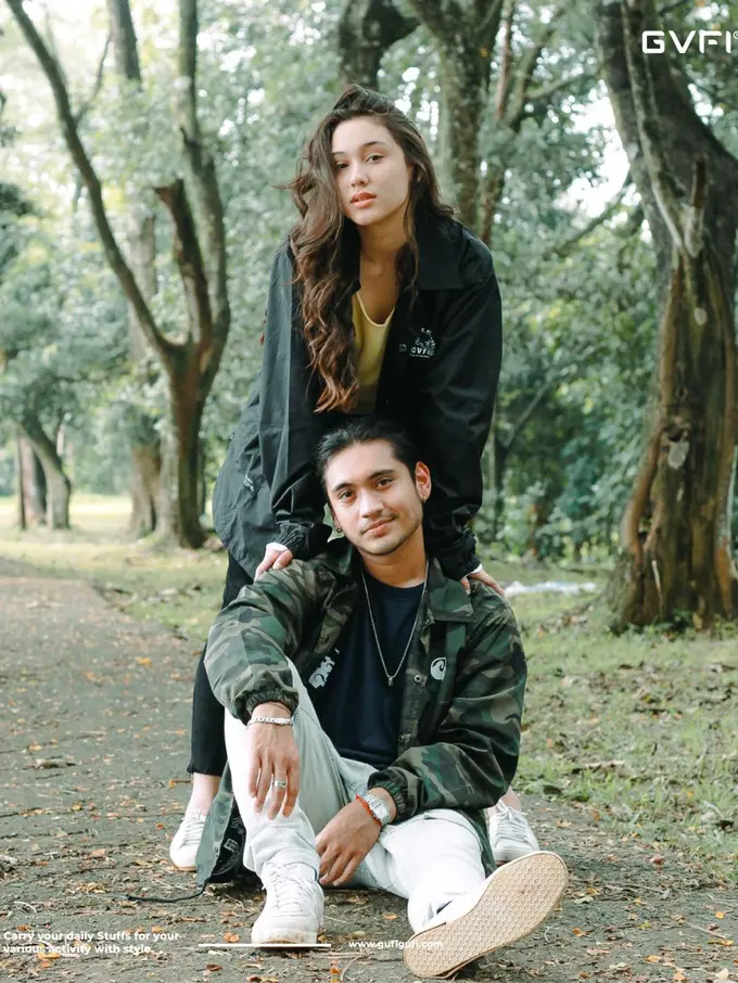 Yasmin Napper dan Giorgino Abraham menggunakan koleksi  GVFI/dok.  GVFI