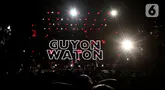 Aksi panggung Guyon Waton saat perhetan Pekan Gembira Rakyat (PGR) Volume 7 di Parkir Barat Area Pekan Raya Jakarta, Minggu (12/5/2024). (Liputan6.com/Helmi Fithriansyah)