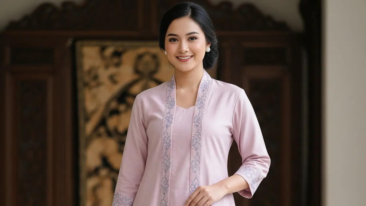 Model Kebaya Polos Tunik 2026