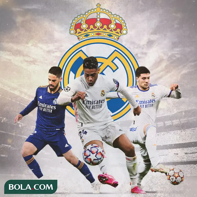 Real Madrid - Isco, Mariano Diaz, Luka Jovic