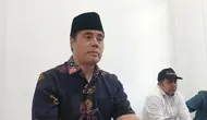 Aceng Fikri, mantan bupati Garut (2009-2013), akhirnya buka suara mengenai kegagalan nyalon lewat jalur independen atau perseorangan, pada pilkada Garut 2024. (Liputan6.com/Jayadi Supriadin)