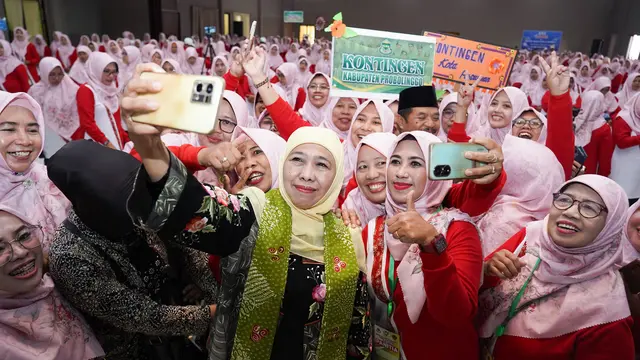 Calon Gubernur Jawa Timur nomor ururt 2 Khofifah Indar Parawansa.