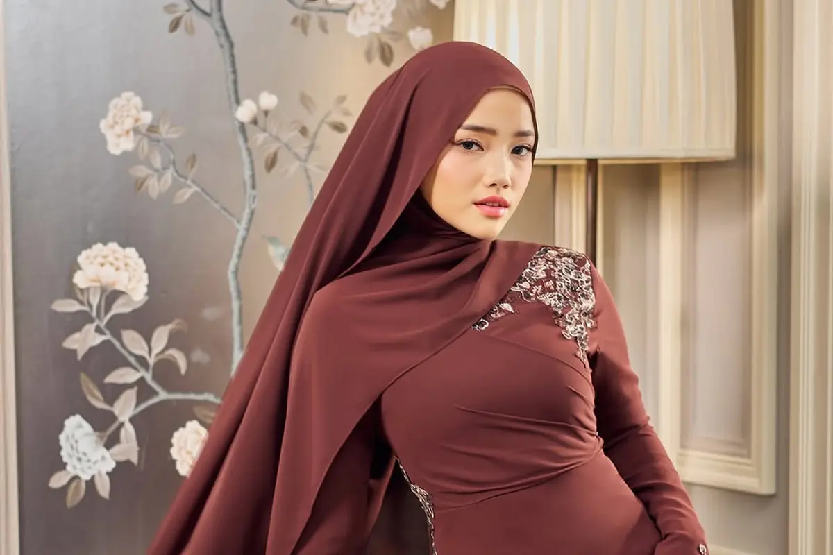 Gaya Anggun Fuji An dengan Baju Kurung Melayu, Inspirasi Tampilan Ramadan dan Lebaran