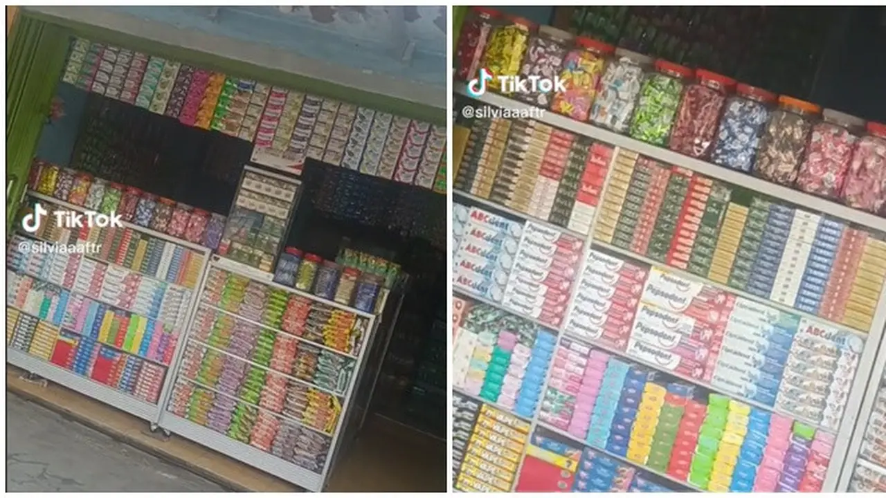Penjualnya Disebut Perfeksionis, Warung Sembako Barangnya Tertata Rapi Ini Viral