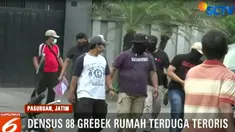 Dari rumah ini, dua orang berinisial GA dan K diamankan petugas.