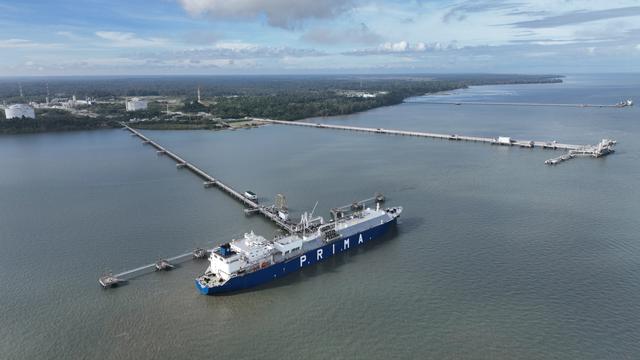 Kargo LNG pertama dari Tangguh Train 3 kini tengah berlayar menuju fasilitas regasifikasi PLN di Arun, provinsi Nanggroe Aceh Darussalam. (Dok SKK Migas)