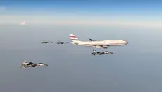 Momen Presiden Mesir El-Sisi Tiba di Jakarta Dikawal Sukhoi dan F-16