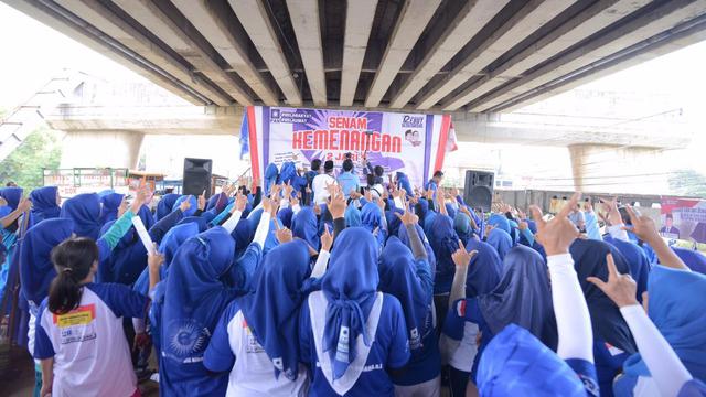 Senam Sehat bareng relawan Ade Fitrie Kirana