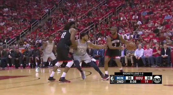 Berita video game recap NBA 2017-2018 antara Houston Rockets melawan Minnesota Timberwolves dengan skor 102-82.