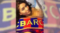 Barca Tundukkan City, Model Seksi Ini Bugil