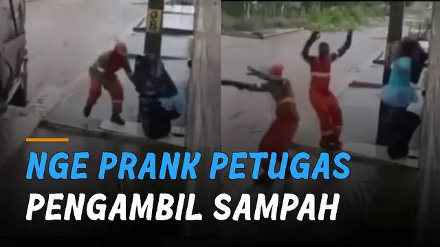 VIDEO: Nge Prank Petugas Pengambil Sampah, Aksi Pria Ini Bikin Ngakak