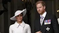 Meghan Markle dan Pangeran Harry. (AP Photo/Matt Dunham, Pool, File)