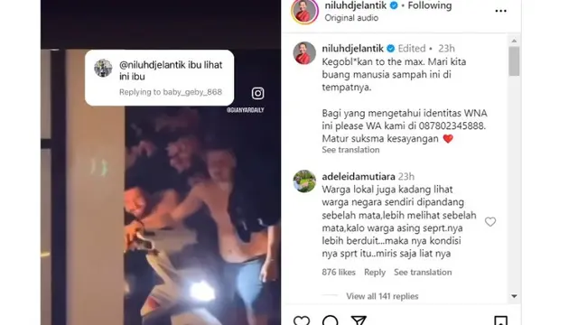 Turis Asing di Bali Ceburkan Motor Rental ke Kolam Renang, Ni Luh Djelantik: Manusia Sampah