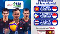 Jadwal Live Streaming SEA VLeague 2023 Seri Kedua di Vidio, Dukung Timnas Berlaga. (Sumber : dok. vidio.com)