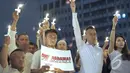 Mereka prihatin atas kondisi bangsa usai pilpres. Satu sama lain saling membenci, Pasar Festival, Kuningan, Jakarta, Sabtu (12/7/2014) (Liputan6.com/Johan Tallo)