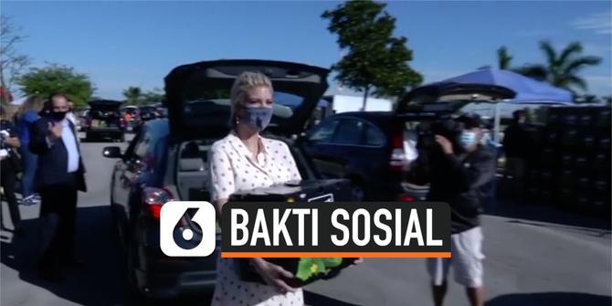 VIDEO: Ivanka Trump Ikut Turun di Acara Sosial Distribusi Makanan