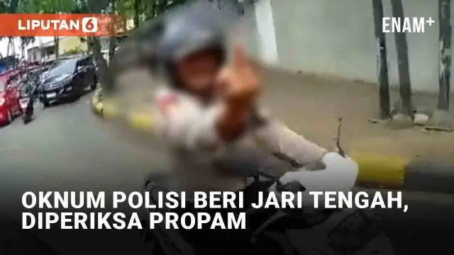 Seorang oknum polisi di Polres Jakarta Selatan harus berurusan dengan Propam. Oknum berinisial H itu viral usai acungkan jari tengah ke relawan pengawal ambulans. Insiden terjadi pada Kamis (19/1/2023) di kolong Stasiun Manggarai.
