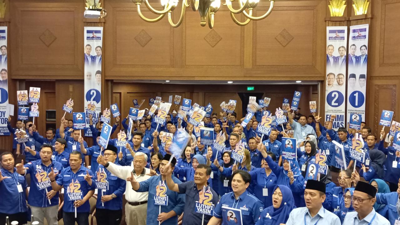 Rapat Demokrat Konsolidasi Pemenangan Ahmad Luthfi dan Taj Yasin di Semarang