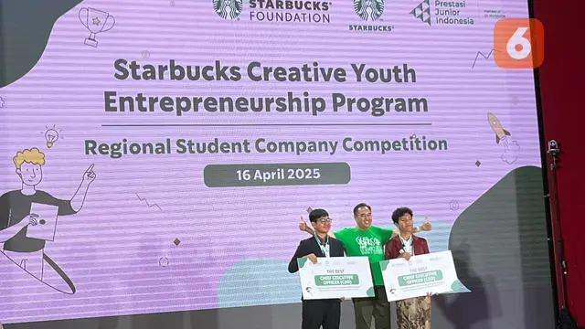 Mengasah Jiwa Enterpreneur Sejak Muda Lewat Kompetisi Starbucks Creative Youth Enterpreneurship Program. (Dok: Liputan6.com/dyah)