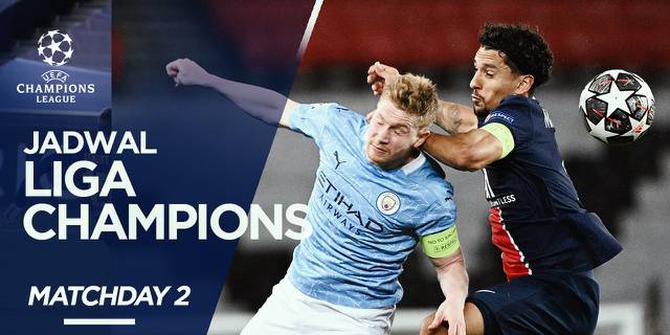 VIDEO: Jadwal Liga Champions Matchday 2, Duel Sengit PSG Melawan Manchester City