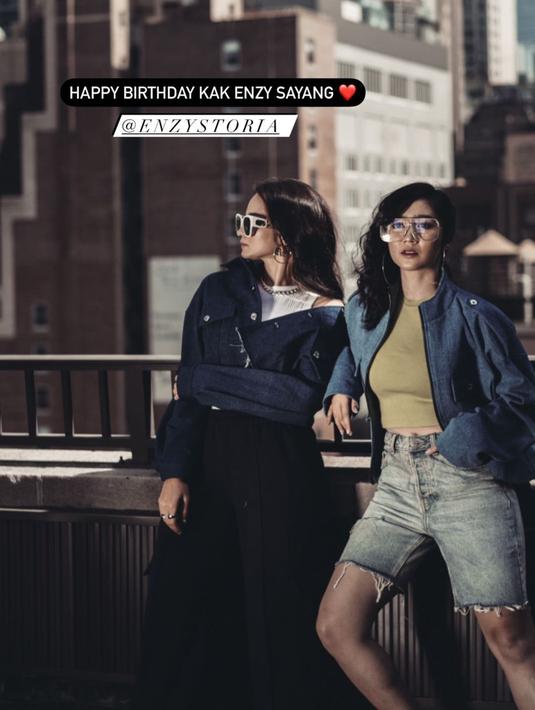 Sedangkan ini foto kiriman Febby Rastanty yang menjadi partner segala hal Enzy Storia semasa lajang. Lewat unggahan terpisah, Febby Rastanty juga membagikan kenangan bareng Enzy saat melakukan travelling, olahraga, hingga pekerjaan. (Liputan6.com/IG/@febbyrastanty)