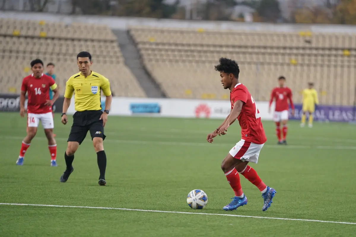 Penyerang Timnas Indonesia U-23, Bagus Kahfi.