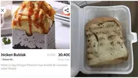 Ekspektasi Vs Realita Beli Makanan Ringan di Ojek Online. (Sumber: Twitter/@pinkiesgurlx)