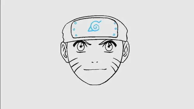 Cara menggambar Naruto