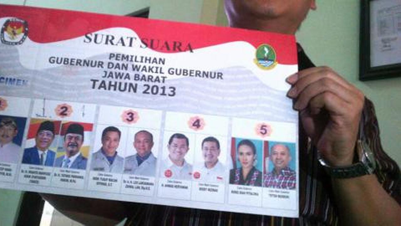 KPU Jabar tolak penyingkatan nama Dede Yusuf di surat suara