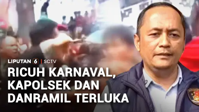 Ricuh Karnaval, Kapolsek dan Danramil Terluka