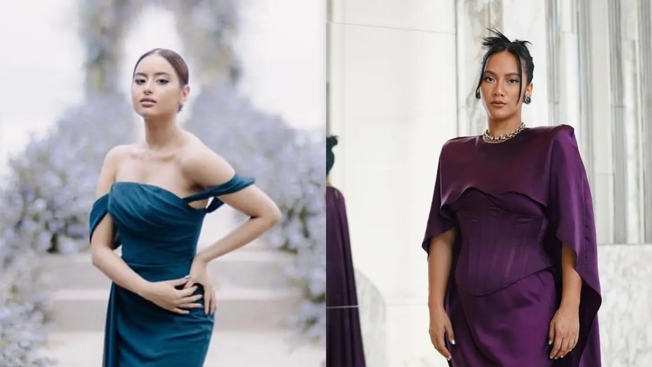 7 Inspirasi Model Baju Bridesmaid Satin Terbaru dari Amanda Khairunnisa hingga Tara Basro