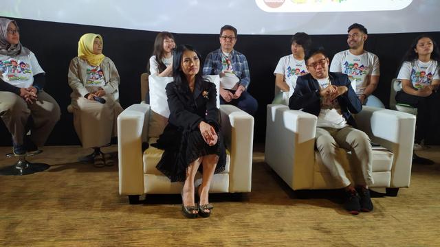 Film Kiko in the Deep Sea melakukan gala premier di XXI Kota Kasablanka, Kamis (16/2/2023).