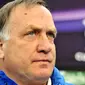 The head coach of the Russian football club Zenit St Petersburg Dutchman Dick Advocaat gives a press conference at Manchester City stadium on May 13, 2008 in Manchester. AFP PHOTO / FRANCK FIFE