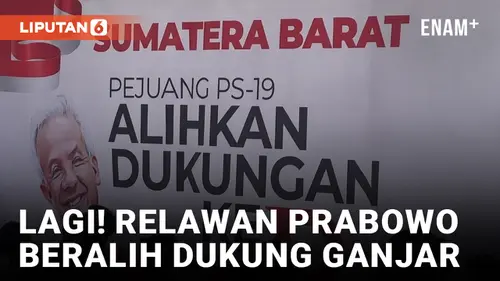 VIDEO: Pindah Haluan, Relawan Prabowo di Sumatra Barat Kini Dukung Ganjar