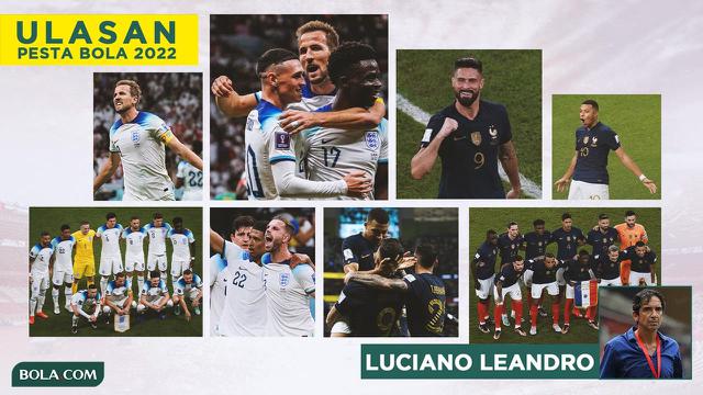 Ulasan Luciano Leandro - Kolase Inggris dan Prancis di Piala Dunia 2022
