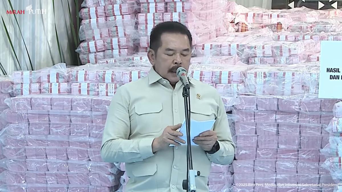Prabowo Pamerkan Tumpukan Duit Hasil Korupsi Senilai Rp6 Triliun Lebih
