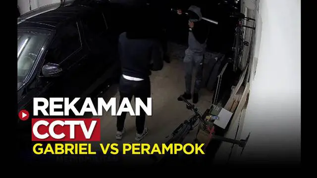 Berita video rekaman CCTV saat bek Arsenal, Gabriel Magalhaes lawan perampok di rumahnya