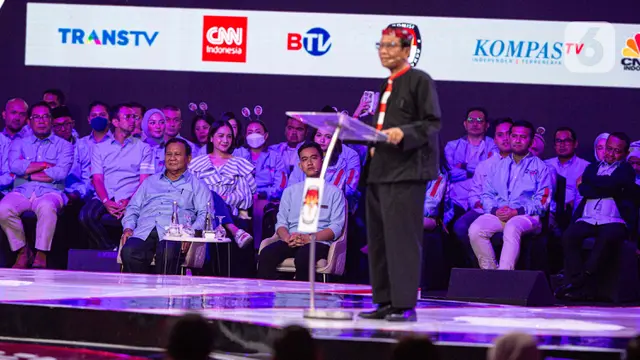 Ekspresi Para Calon Wakil Presiden pada Debat Pemilu 2024