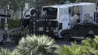 Penembakan di sebuah bus tingkat di Las Vegas tewaskan satu orang (John Locher/AP)