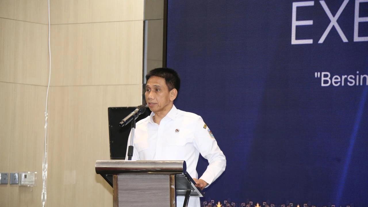 Wamendagri Akhmad Wiyagus dalam acara Lampung Post Executive Forum di Kota Bandar Lampung
