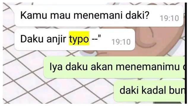 Gara-gara Typo, 6 Chat Ini Jadi Bikin Orang Salah Paham