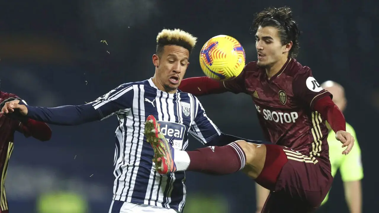 Foto Liga Inggris: Leeds United Pesta Gol ke Gawang West Bromwich Albion
