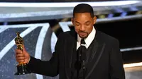 Will Smith jadi Aktor Tebaik dalam film King Richard dalam ajang Piala Oscar 2022 (dok. Robyn Beck / AFP)