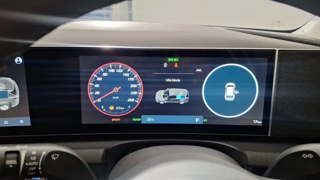 Interior new TUCSON didesain untuk memberikan kenyamanan dan fungsionalitas tinggi bagi pengemudi dan penumpang (Arief A/Liputan6.com)