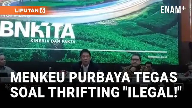Menkeu Purbaya Tak Peduli Pedagang Thrifting Mau Bayar Pajak: Itu Ilegal