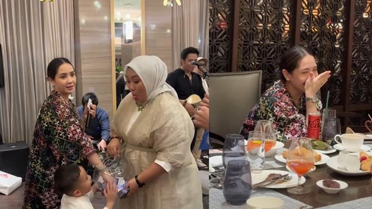Kasih Undian Berhadiah iPhone hingga Motor, Potret Seru-seruan Ramadan Nagita Slavina dan Tim RANS