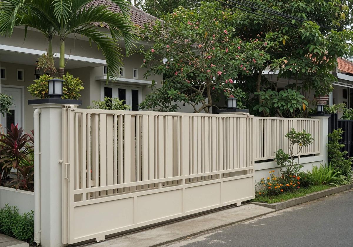 Warna Cat Pagar yang Bikin Rumah Terasa Sejuk (AI Generated)
